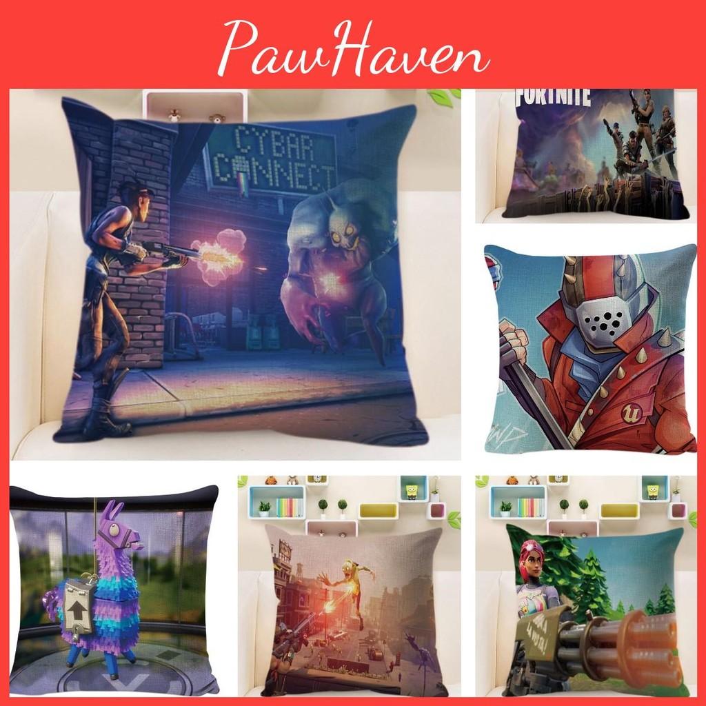 Pillow Case Game Cover Living Room Decoration Christmas Halloween Linen
