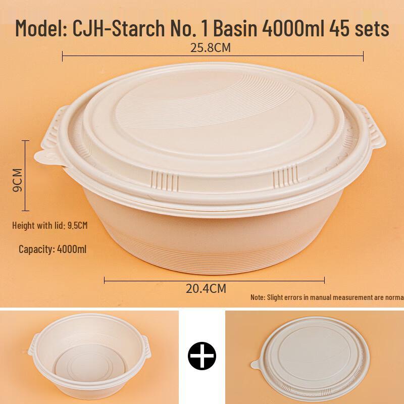 

Disposable Round Food Containers with Lids