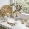 6 Stück Automatischer Bewässerungs-Blumentopf für Sukkulenten-Stecklinge Atmungsaktiver Kunststoff-Pflanztopf mit Docht-Bewässerung Garten-Zubehör