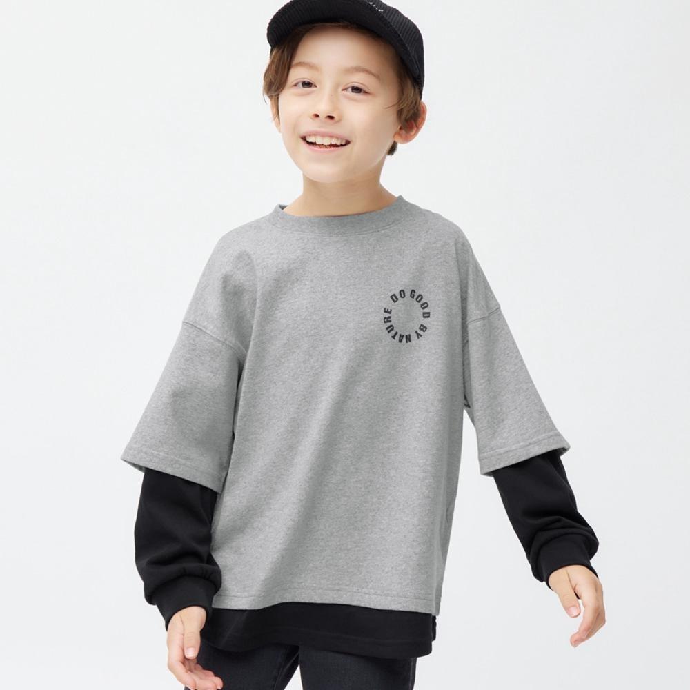 

GU BOYS Многослойная футболка с длинными рукавами и рисунком