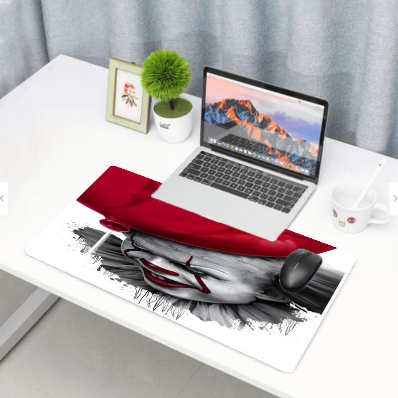 Pennywise Print Mouse Pad, Anti‑Slip Desktop keyboard Mat, for PC Laptop Gaming Working Daily Use, Cool Festival Birthday Gift