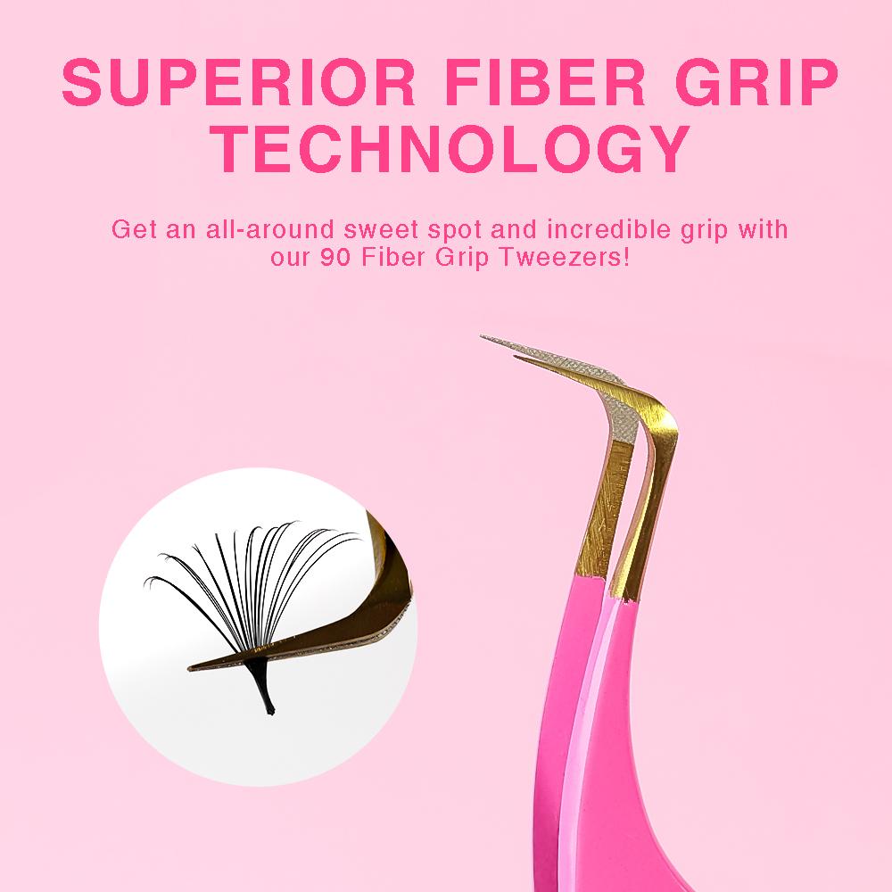 New Design Stainless Steel Make Up Tool Eyelash Extension Tweezers Professional Volume Eyelashes Tweezers Volume Lash Tweezers