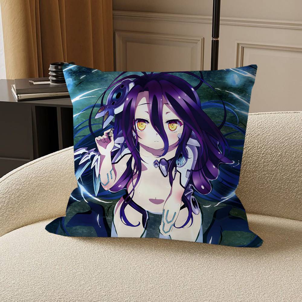 

Аниме N-No Game No Life наволочка на подушку чехол на диванную подушку украшение для дома и комнаты детский подарок 12x12Inch
