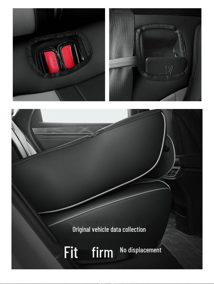 Universal Leather Car Seat Cushion for 25 BYD Qin PLUS DM-i Models