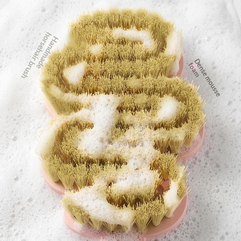 Long Handle Shower Back Brush With Soft Bristles Ergonomic Design For Daily Bathing Deep Exfoliating Skin Cleansing