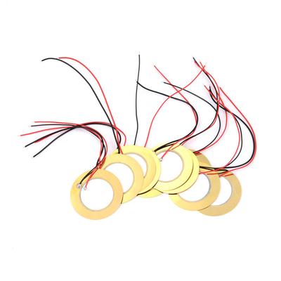 10 Pcs 35Mm Piezo Sounder Sensor Trigger Drum Disc + Copper Wire