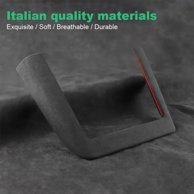 Italian Top Suede for Tesla Model 3 Highland 2024 Model Y Juniper 2025 2026-Up Central Control Wireless Charging Frame Cover