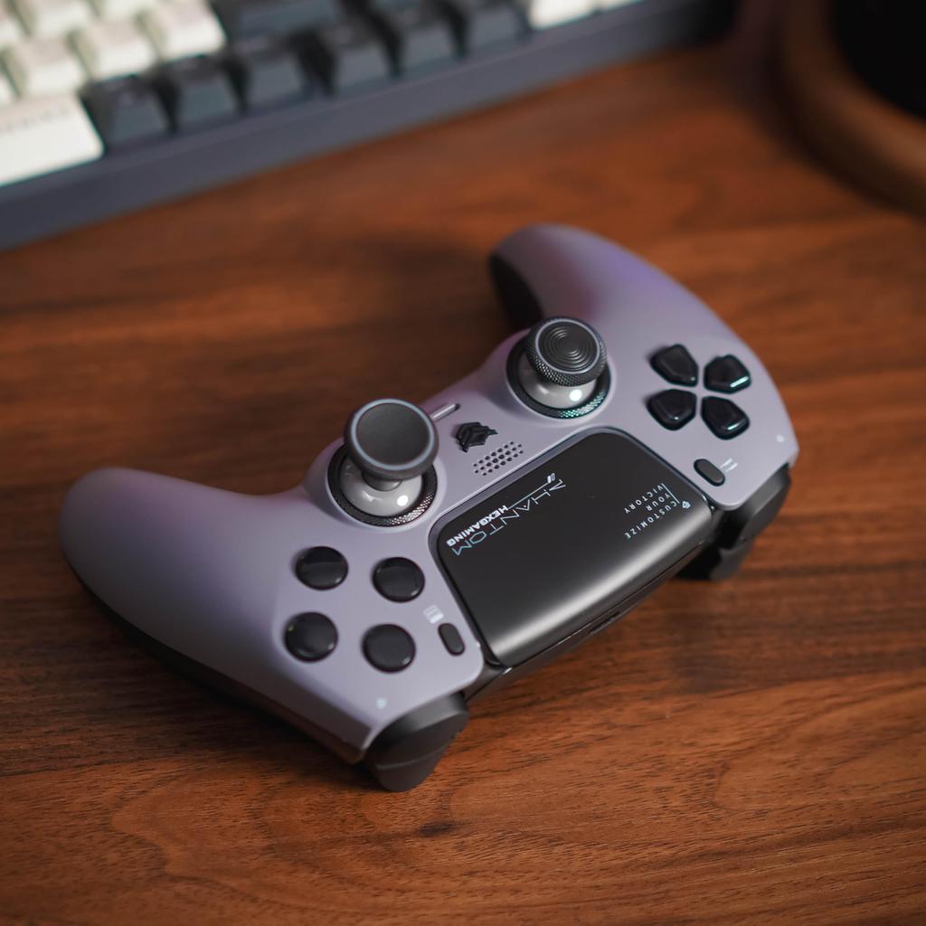 HEXGAMING Wersja Hall Effect Phantom Pro Kontroler do gier dla i z 4 Przypisywalnymi Tylnymi 6 8 Wymiennymi Analogami i Regulowanymi Adaptacyjnymi Spustami