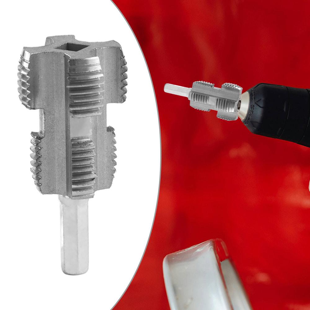 Threading PPR Water Pipe Inner Hole Drill Double Heads Pipe Threader Tap  Tools Accessories