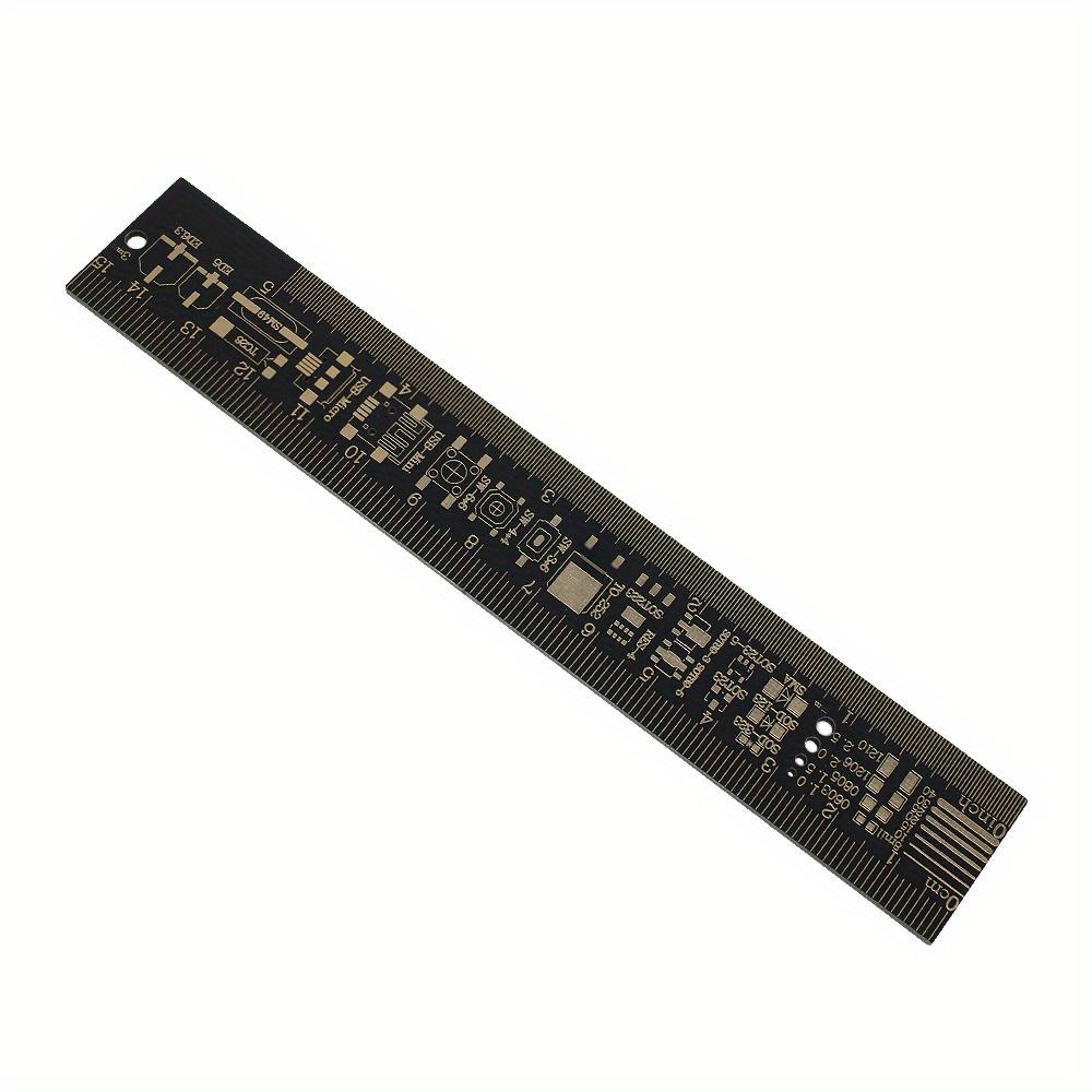 1/3 st: Multifunktionell B-skala PCB-linjal med enheter - Idealisk för ingenjörer, elektronikentusiaster och DIY-projekt 15/20/25CM