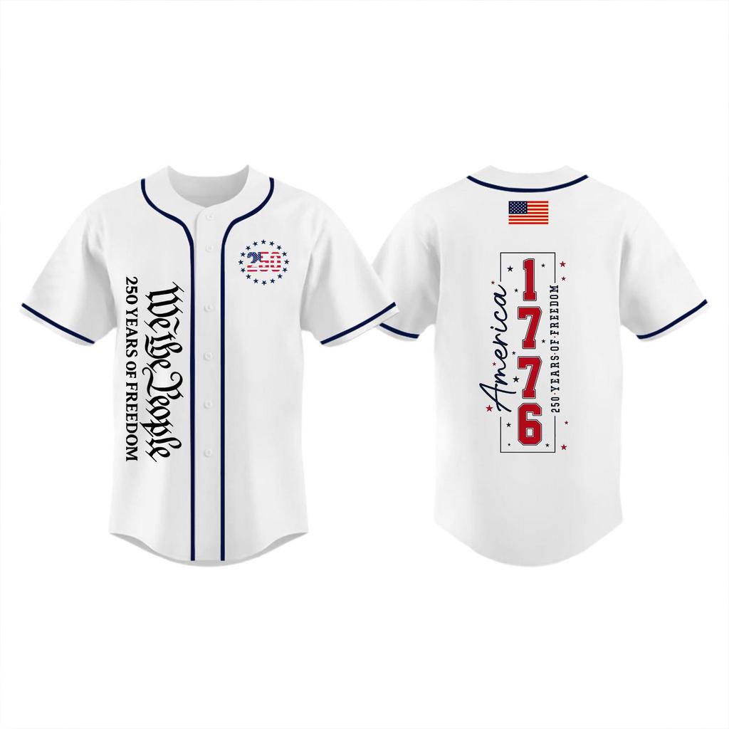 Children's Casual Print Short-sleeved Baseball Jerseys Children's Sportswear Top