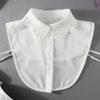 Chiffon Fake Lace Collar Detachable Fake Shirt Collar DIY Clothing Accessories  for Women Girls