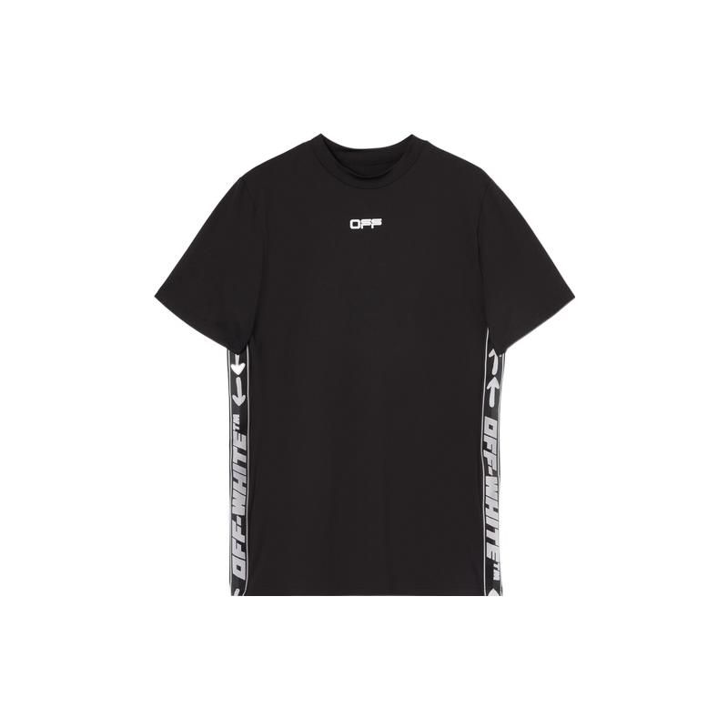 

Off-White Спортивная футболка с коротким рукавом Logoband Черный/Белый Мужские топы OMVA026C99FAB0011001 XS