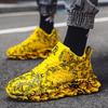  Shoes High-top Graffiti Men Shoes Casual Sneakers High Quality Sports Running Shoes Lightweight Comfortable Gym Sneakers