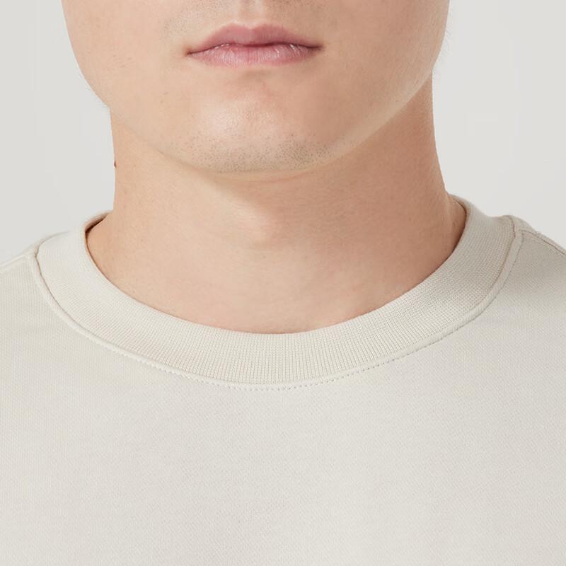 Nike Breathable Fashion Casual Small Logo Long Sleeve Sweatshirt Men Sweatshirt Beige BV2667-104