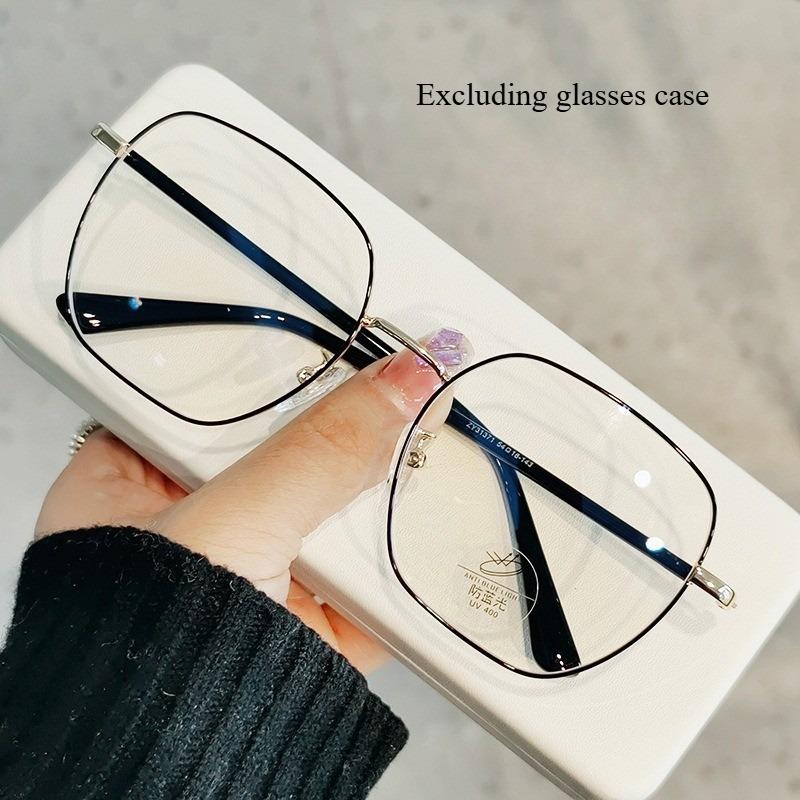 Anti Radiation Eye  Glasses For Women Men Fashion Anti Blue Light UV400  Aesthetic Glasses Unisex Glass