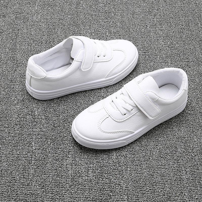 

Spring and autumn boys leisure running shoes non-slip soft sole sports shoes children s small white shoes tennis shoes 27 белый