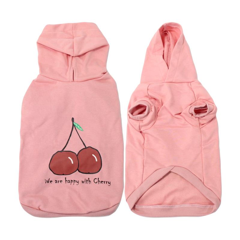 Pet it cartoon cotton dog sweater corgi teddy puppy cherry clothes amazon pet clothing