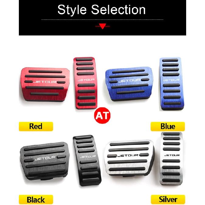 For Chery Jetour X70 X90 Plus X95 Dashing 2018      2024 Car Gas Fuel Accelerator Brake Pedal Cover Non-Slip