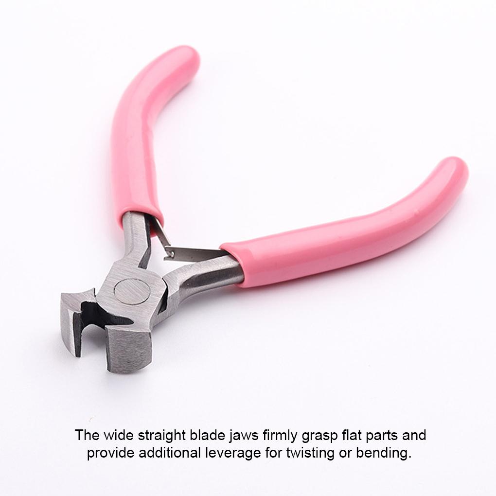 Pack of 2 Pliers Stripping Anti-slip Steel Spring Loaded Nipper Craft Jewelry Making Fixing Portable Strippers Hand Tools