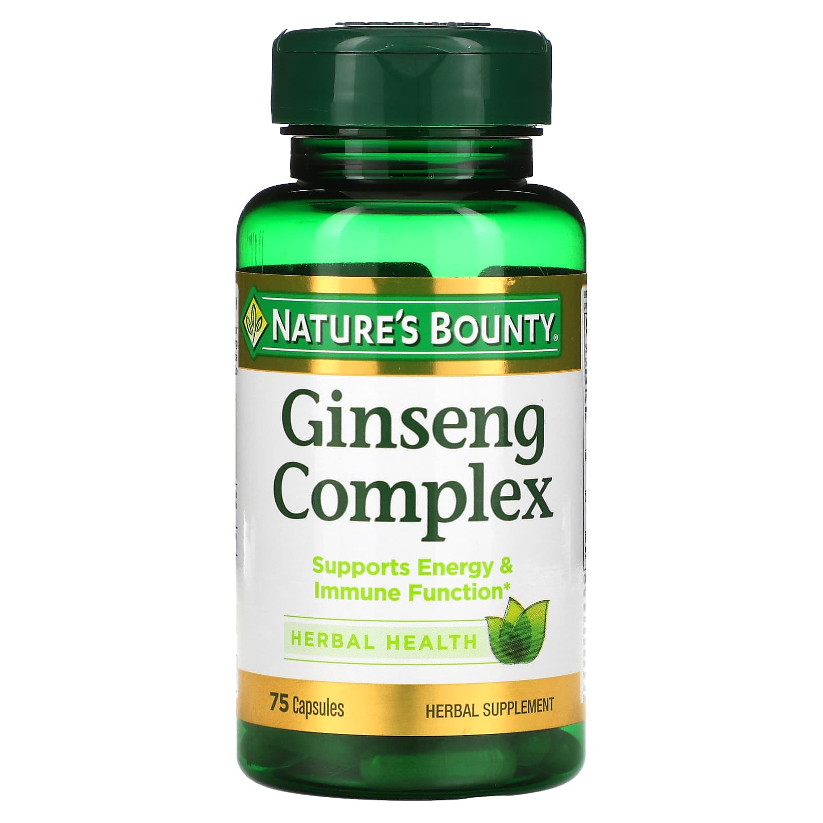 

Nature s Bounty, Ginger Complex, 75 Capsules