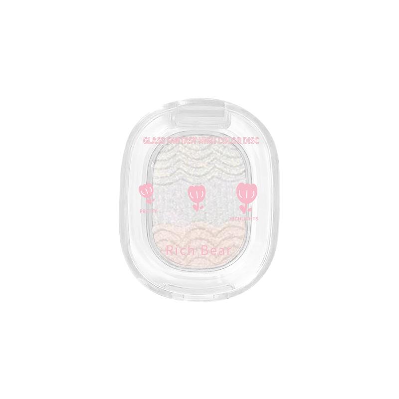 Rich Bear Shimmering Eyeshadow: Cloud Shadow & Contour Powder - Soft, Delicate, and Brightening.