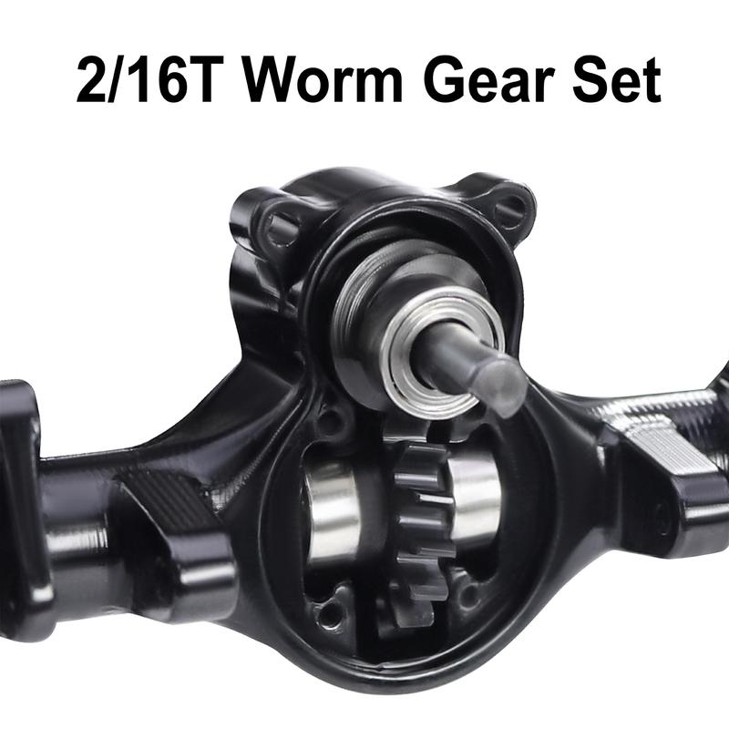 Aluminum Planet Axles Lsokinetic 3-Section CVD Brass Steering Knuckles Max.52° for 1/24 Axial SCX24 C10 JLU Gladiator Bronco