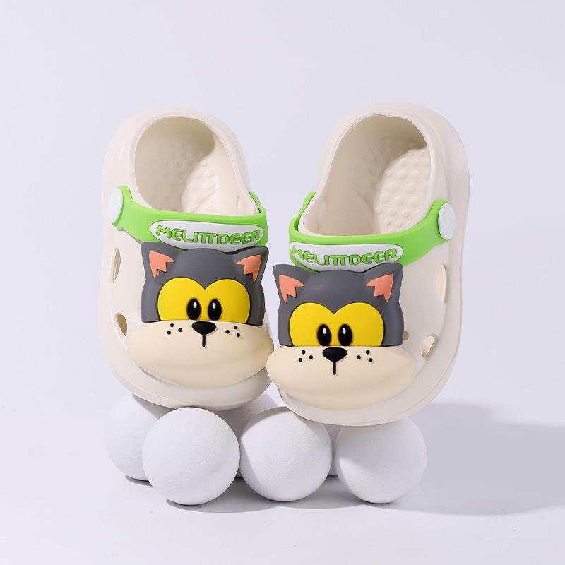 Boy's Cute Cartoon Shoes, Girl's Soft-soled Slippers