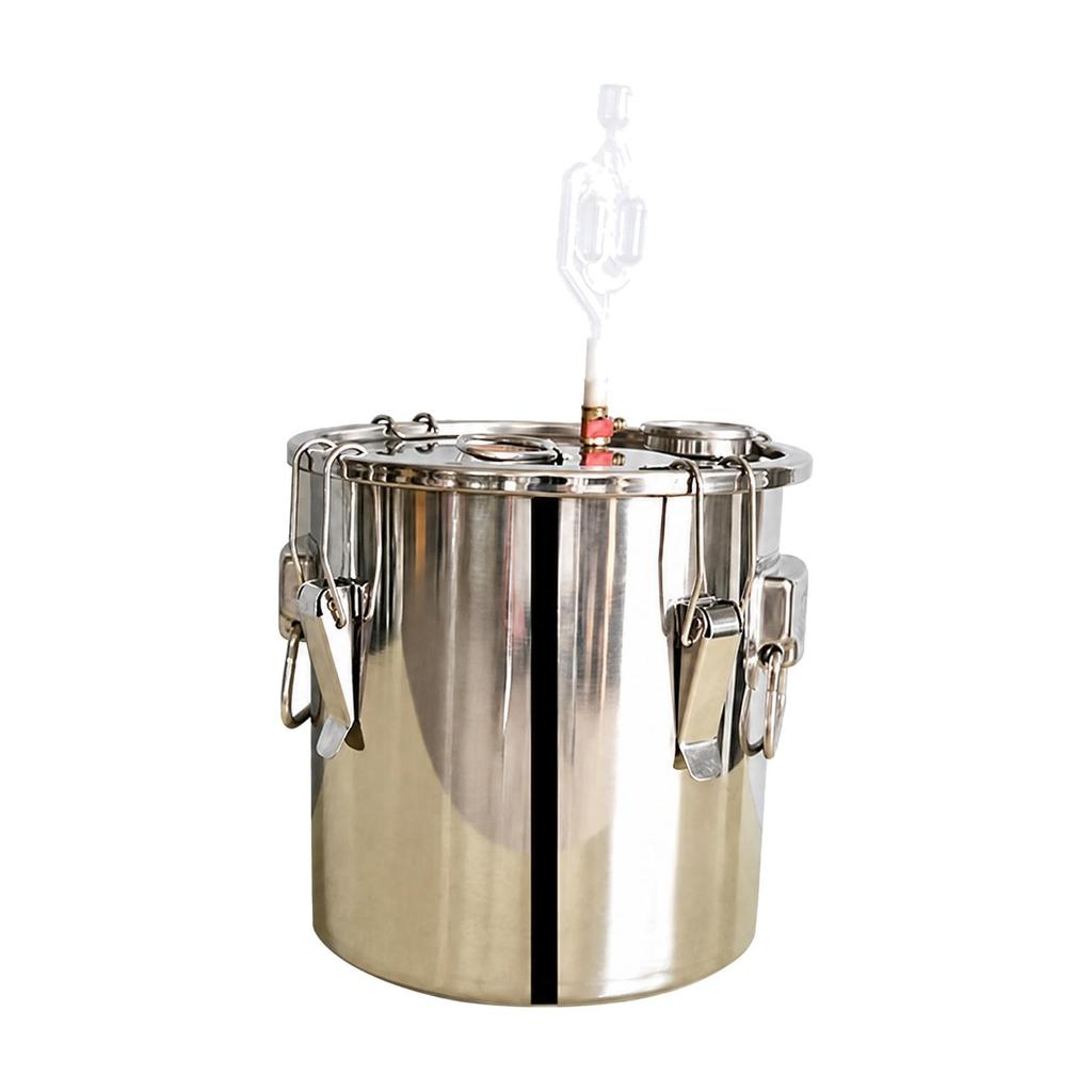 Stainless Steel Barrel with Thermometer Airtight Clamp-Lid Fermentation