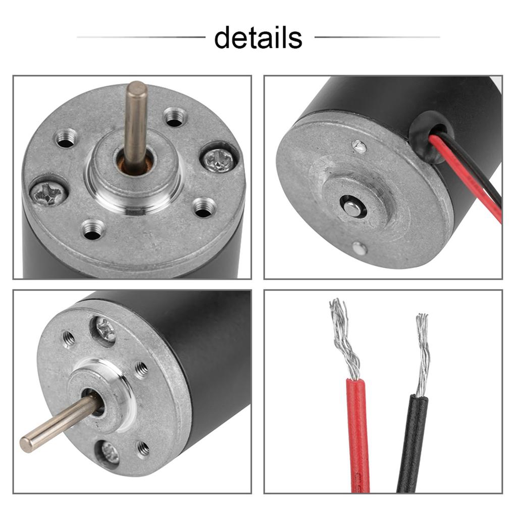 31ZY Permanent Magnetic DC Carbon Brush Motor CW CCW (6V 4000rpm)