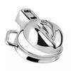 Male Chastity Lock Stainless Steel Penis Cage with Hook Urethral Chastity Belt  Penis Ring Ball Stretcher