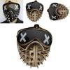 Watch Dogs Mask Punk Style Resin Mask With Spiked Design For Roleplaying Events