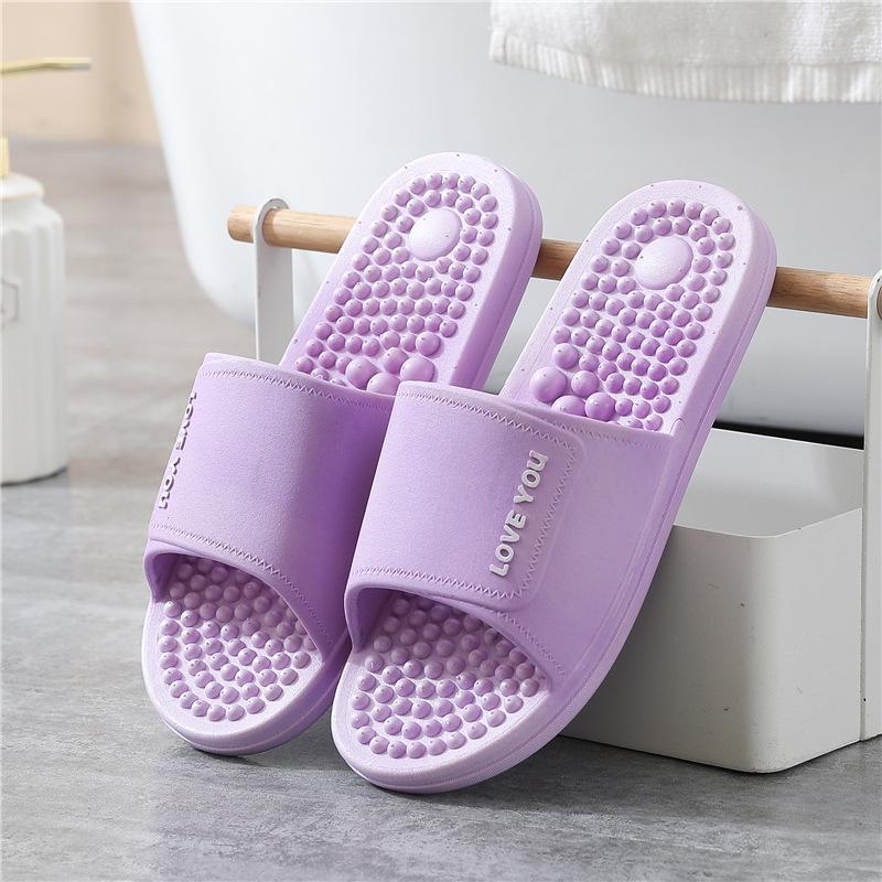 Women's and Men's Non-Slip Indoor Summer Massage Slippers
