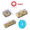 1Pcs Closed Fishing Main Line Box 2-6 Spindle Line Storage Box  Fishing Accessories