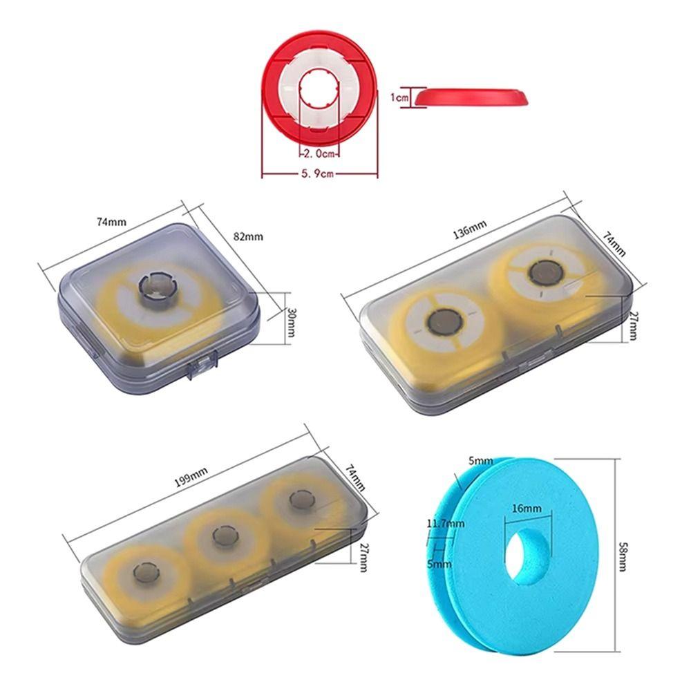 1Pcs Closed Fishing Main Line Box 2-6 Spindle Line Storage Box  Fishing Accessories
