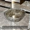 Light Luxury Japanese Style Rice Husk Water Ripple Fruit Plate Set