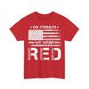 On Friday We Wear Red American Flag Military Patriot Veteran Unisex TShirt Unisex T-Shirt