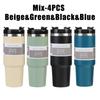890ml High Quality Double Wall Cups 890ML Stainless Steel Portable Coffee Mug For Car With Lids Tumbler With Handle And Straw