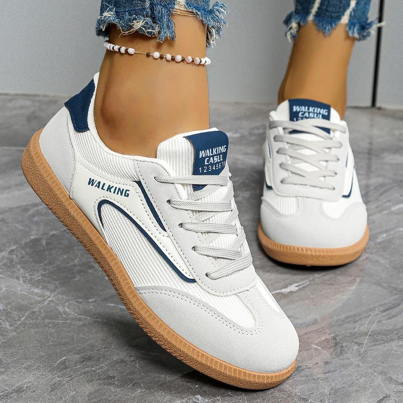 

Новые ретро туфли на плоской подошве для женщин больших размеров, спортивная обувь 43 синий