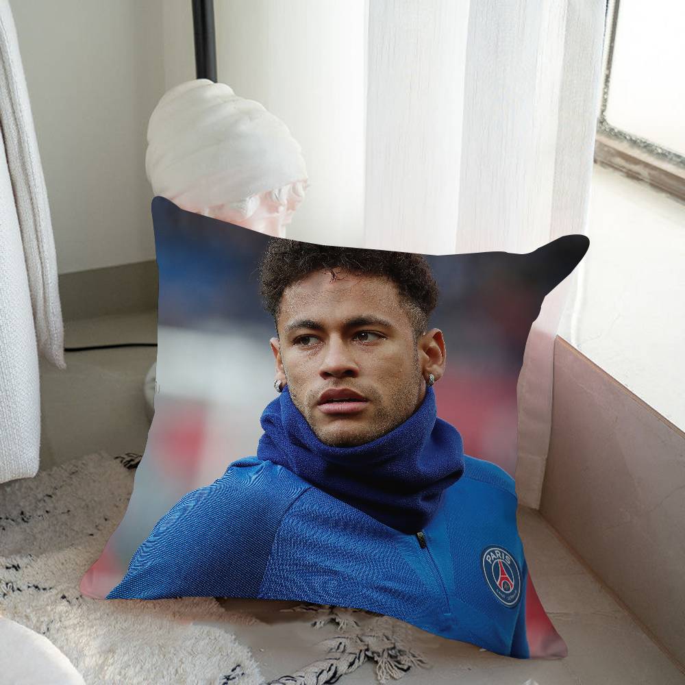 Football N-Neymar Personalized Pillow Cover Kids Bedroom Wild Party Decor Pillowcase Kid Birthday Shower Gift