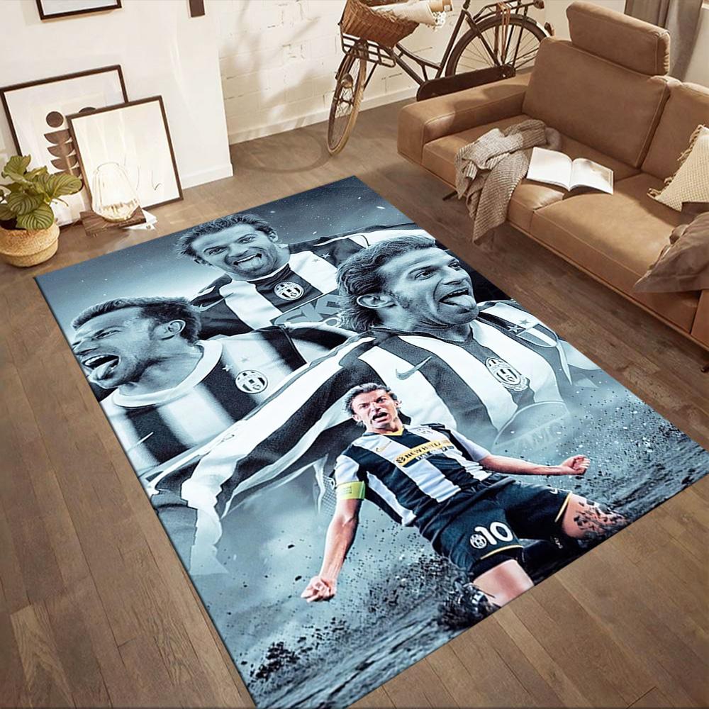Juventus Floor Rug Office Rug Design For Living Rooms Decorate Room Kitchen Playrooms Antislip Carpet Decorate Offices Birthdaychristmas Gift