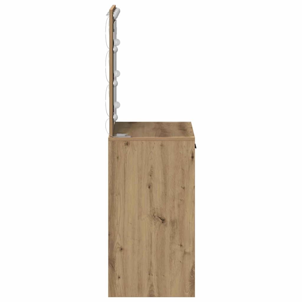 Makeup Table Artisan Oak 50 x 41 x 135 cm Particleboard
