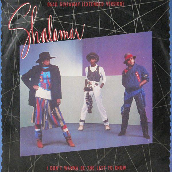 

12inch Record SHALAMAR Dead Giveaway E9819T Solar 1983 UK SoulFunk Used