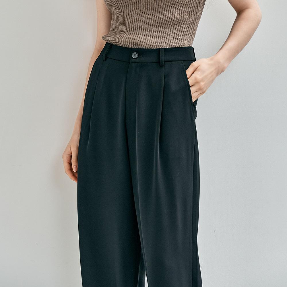 WEDNESDAY DELIGHT Wd_Summer Wide Slacks_Black
