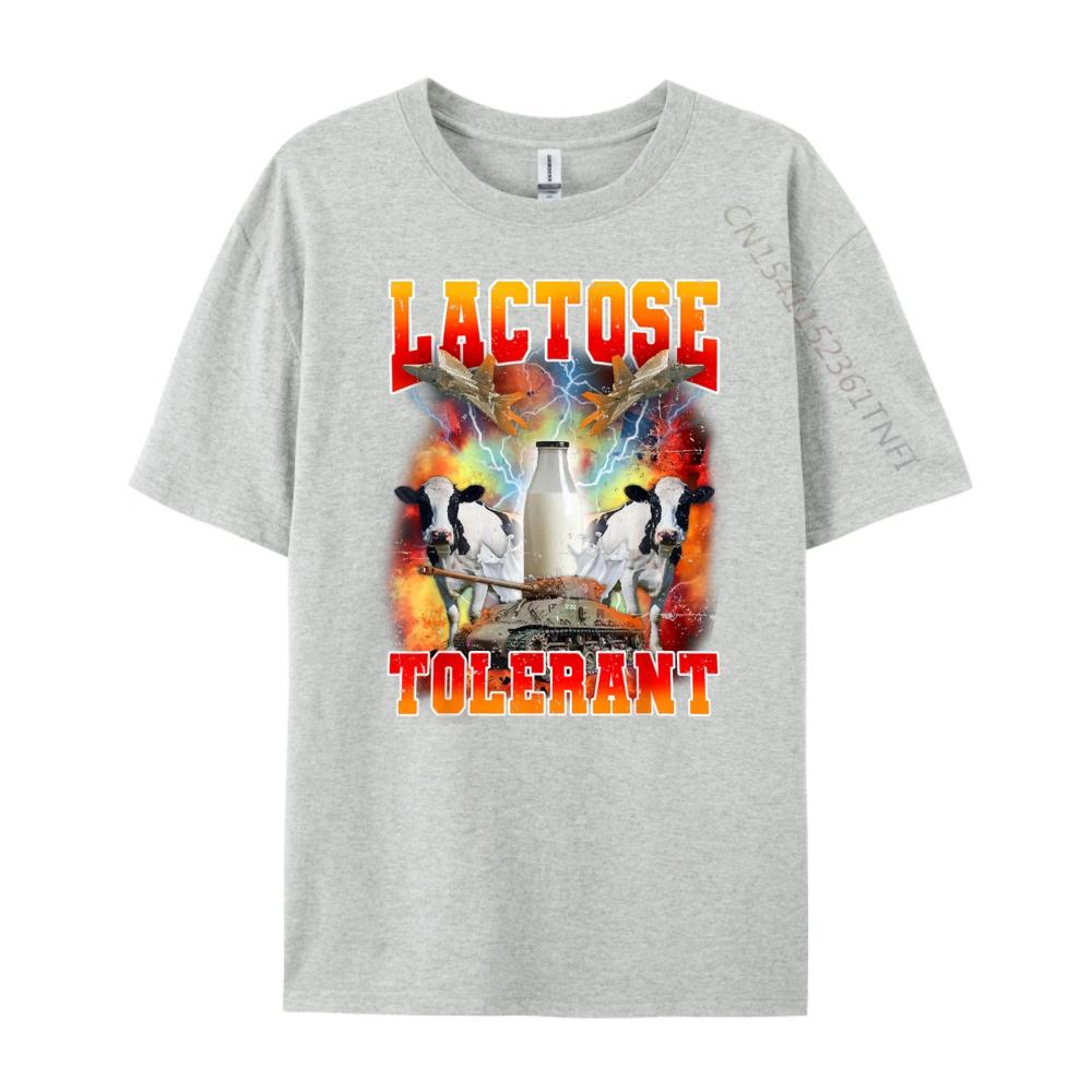 Lactose Tolerant Funny Sarcasm Meme Funny Lactose Tolerant Graphic Tee Shirt Youth Tee Shirt Men Tee Shirt