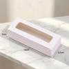 5/10 Peças Caixa de Papel Kraft para Macaron Bolo Biscoitos Embalagens para Bolos da Lua Caixas de Embalagem Casamento Aniversário Lembrancinhas Festival Pacote de Presente