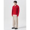 Curved Line Cotton Pants Ivory