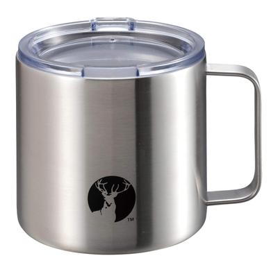 Captain Stag Mug Cup Mug HD Mug Double Stainless Steel Vacuum Insulated Keeping with Lid 450ml Silver (CAPTAIN STAG) Hot/Cold UE-3494