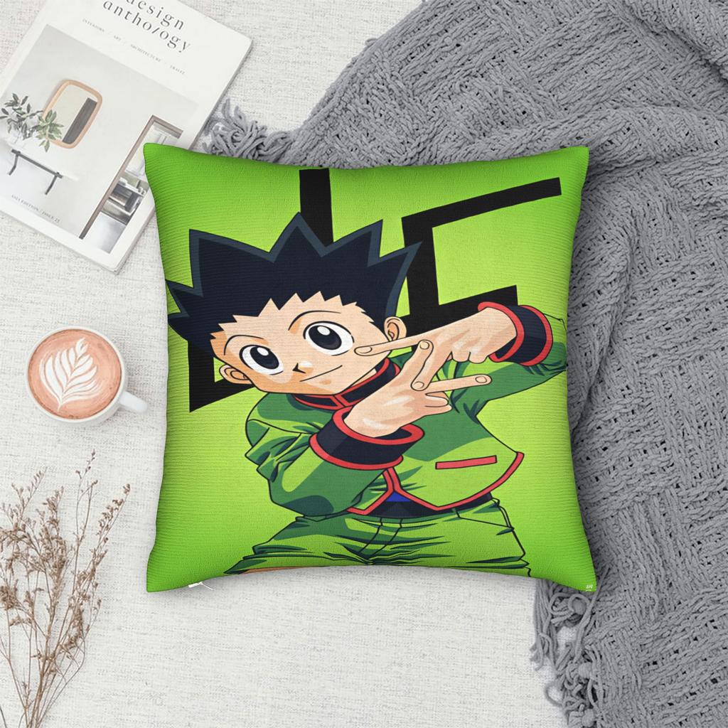 G-Gon K-Killua Pillow Cover Comfy Cushion Cover Vintage Pillow Case For Living Room Chair