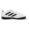 Adidas Goletto 8 Comfortable Shock Absorbing Durable Low Top Kids Soccer Shoes Kids Soccer Shoes White Black HQ4485